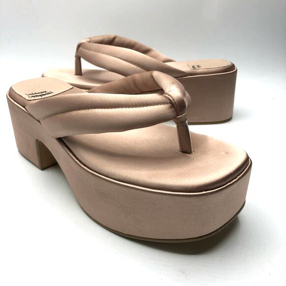 Jeffrey Campbell Luau Platform Thong Sandal Size 6 - Picture 7 of 12